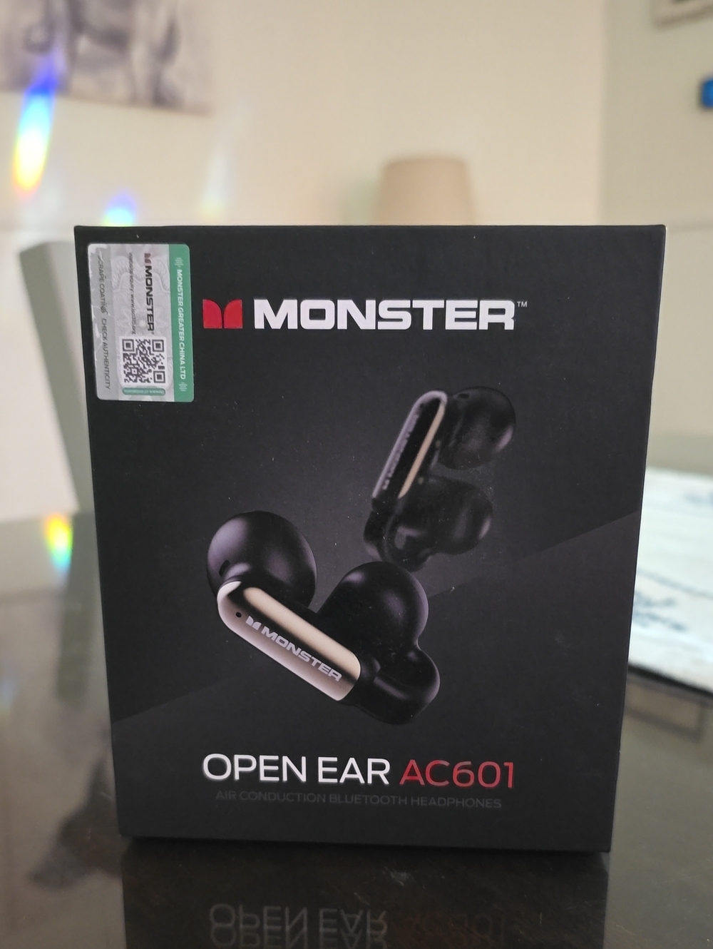 Open Ear AC601 Wireless Earbuds — Black